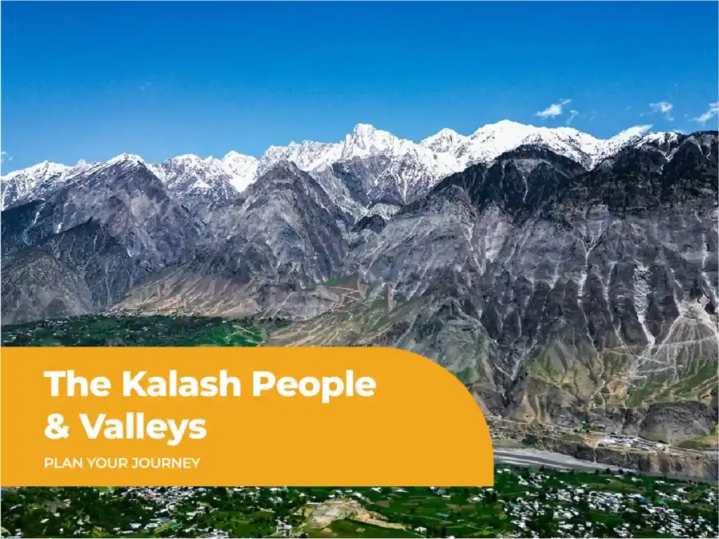 Kalash Valley surrounded by majestic mountains in Pakistan