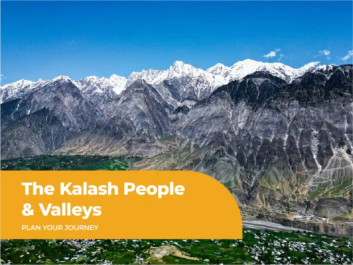 Kalash Valley surrounded by majestic mountains in Pakistan